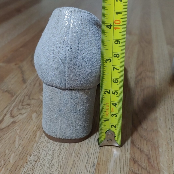 kate spade Madelyne Gold Shimmer Heels 5.5 - Picture 8 of 12